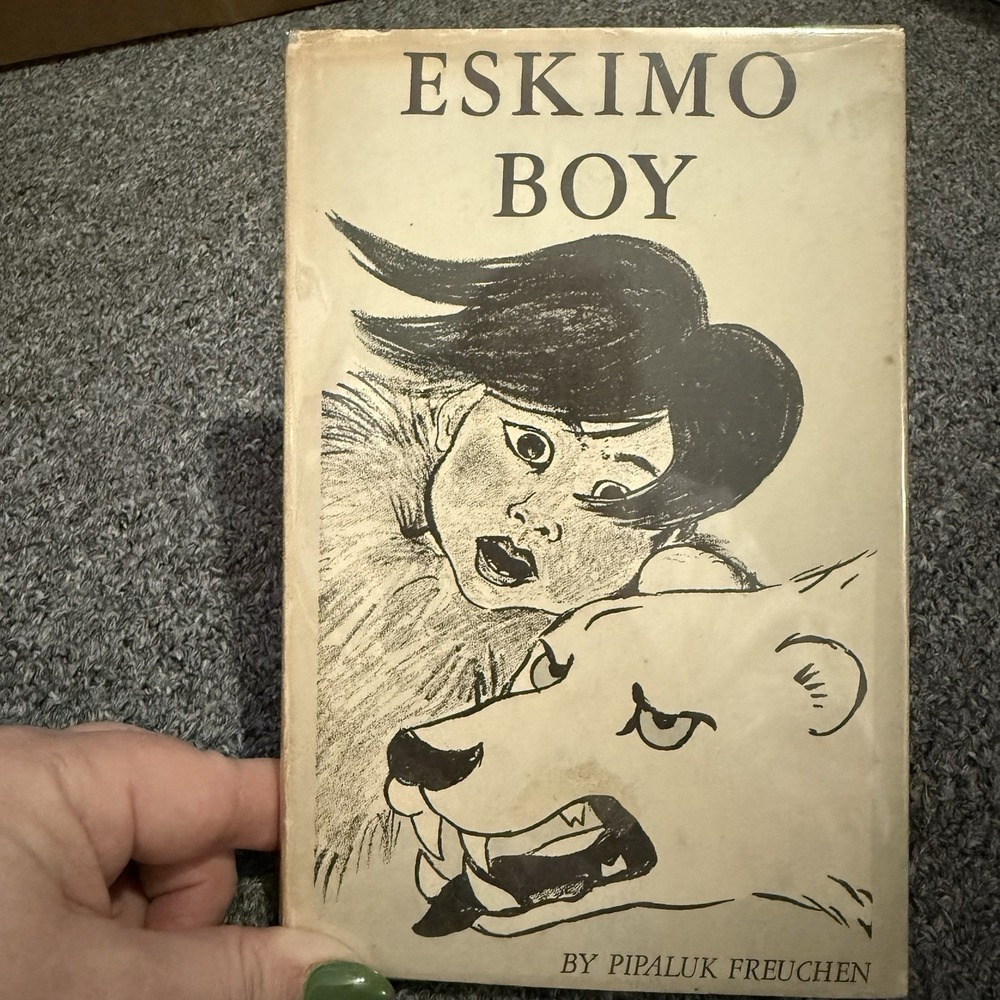 ESKIMO BOY By Pipaluk Freuchen Nyman Hardcover First Edition 1951 Arctic Denmark